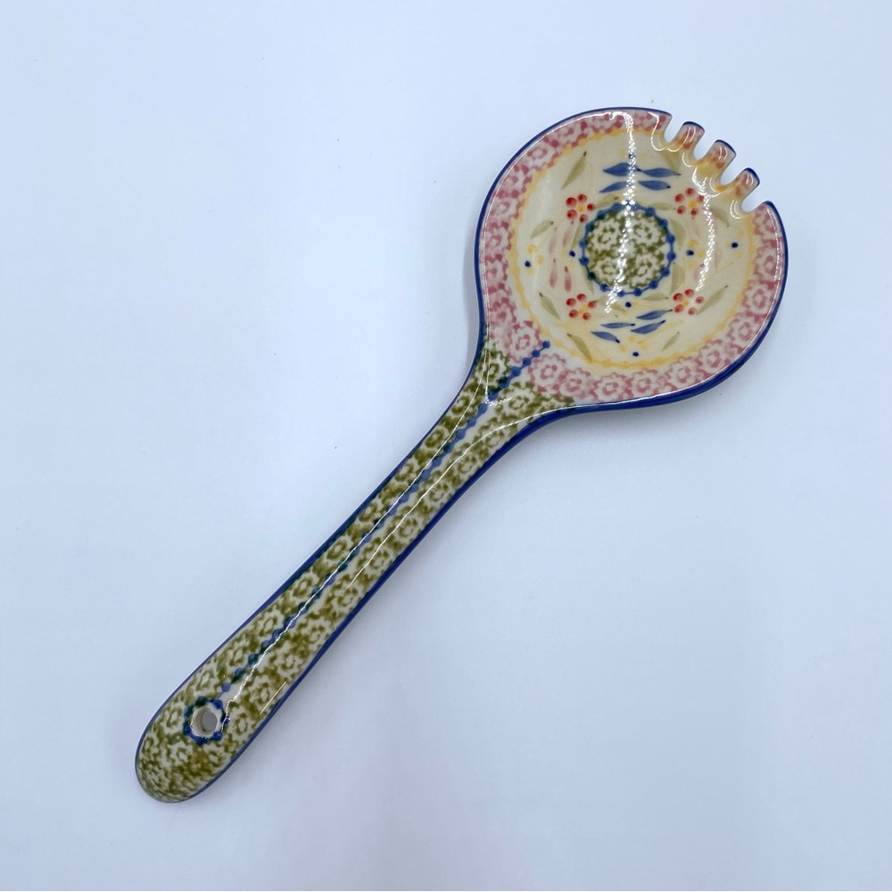 Temptations Ovenware by Tara Old World Confetti Salad Server Tosser Fork